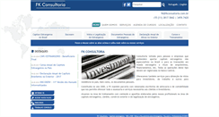 Desktop Screenshot of fkconsultoria.com.br